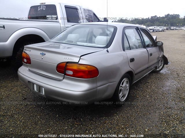 1Y1SK54871Z410951 - 2001 CHEVROLET GEO PRIZM LSI 金色 照片 4