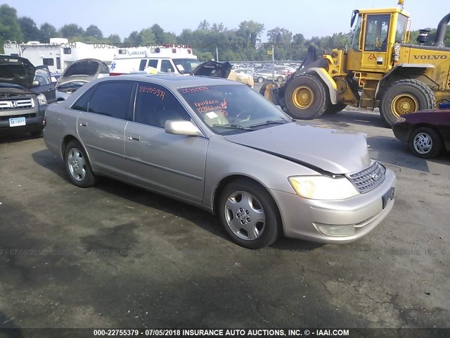 4T1BF28BX3U329919 - 2003 TOYOTA AVALON XL/XLS TAN photo 1