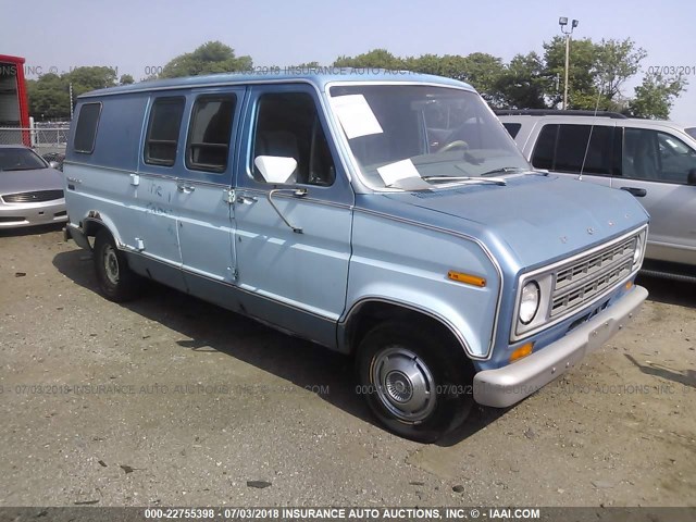 E14BHCD2412 - 1978 FORD ECONOLINE VAN  BLUE photo 1