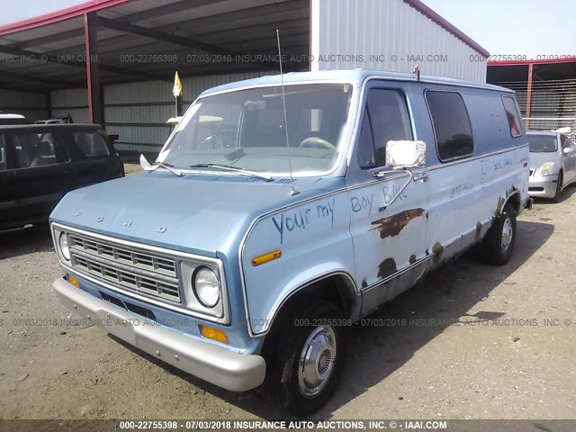 E14BHCD2412 - 1978 FORD ECONOLINE VAN  BLUE photo 6