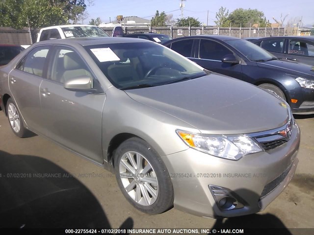 4T4BF1FK4ER343501 - 2014 TOYOTA CAMRY L/SE/LE/XLE Qızıl foto 1