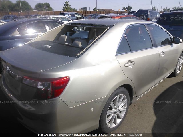 4T4BF1FK4ER343501 - 2014 TOYOTA CAMRY L/SE/LE/XLE Qızıl foto 4