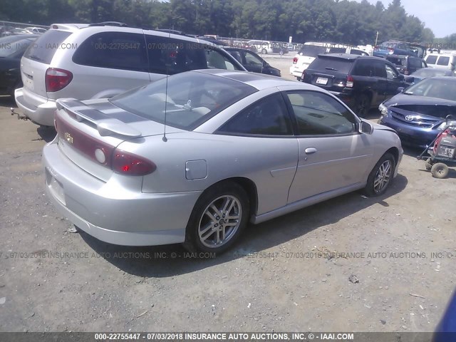 3G1JH12F34S165312 - 2004 CHEVROLET CAVALIER LS SPORT SILVER photo 4