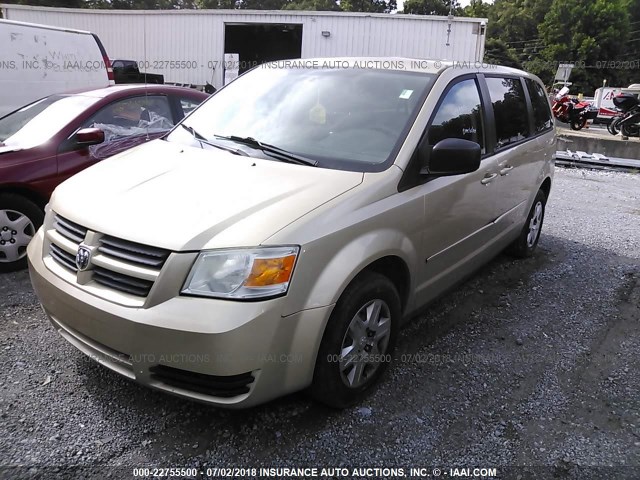 2D4RN4DE4AR316436 - 2010 DODGE GRAND CARAVAN SE GOLD photo 2