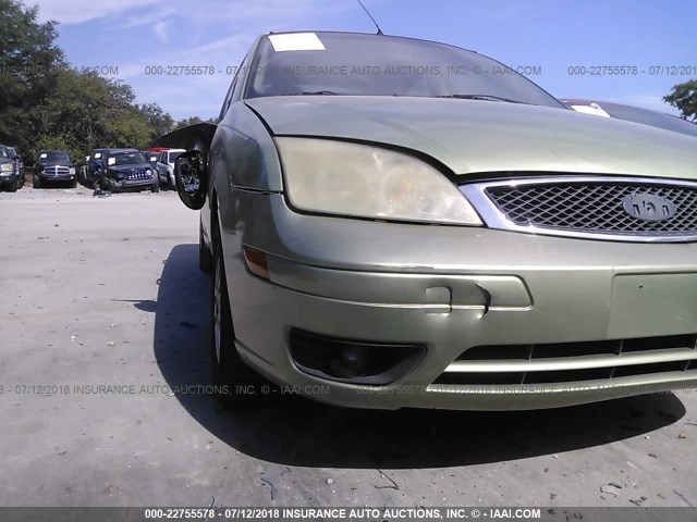 1FAFP34N87W324680 - 2007 FORD FOCUS ZX4/S/SE/SES GREEN photo 6