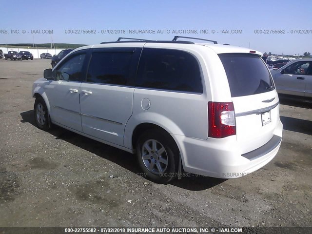 2A4RR5DG1BR797668 - 2011 CHRYSLER TOWN & COUNTRY TOURING WHITE photo 3