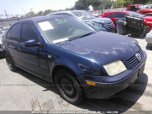 3VWSE69MX3M169525 - 2003 VOLKSWAGEN JETTA GLS BLUE photo 1