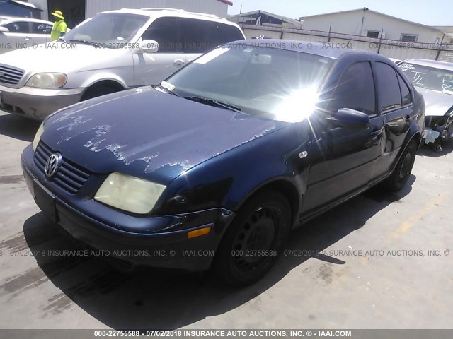 3VWSE69MX3M169525 - 2003 VOLKSWAGEN JETTA GLS 蓝色 照片 2