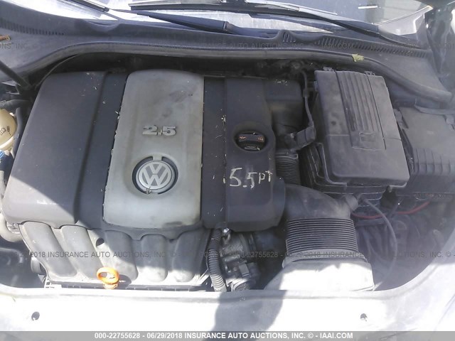 3VWEG71K27M137214 - 2007 VOLKSWAGEN JETTA WOLFSBURG 黑色 照片 10
