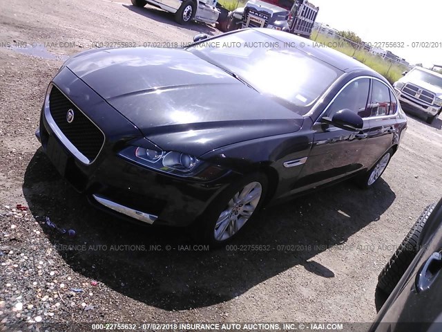 SAJBD4BV6HCY42723 - 2017 JAGUAR XF PREMIUM BLACK photo 2