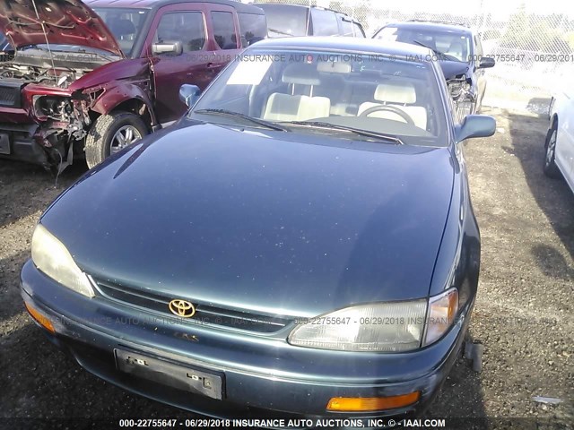 JT2BG12K8T0382803 - 1996 TOYOTA CAMRY DX/LE/XLE GREEN photo 6