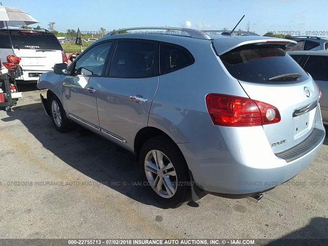 JN8AS5MT3DW010562 - 2013 NISSAN ROGUE S/SV SILVER photo 3