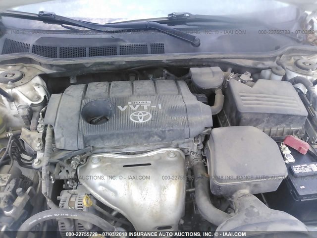 4T4BF3EK0AR030338 - 2010 TOYOTA CAMRY SE/LE/XLE WHITE photo 10