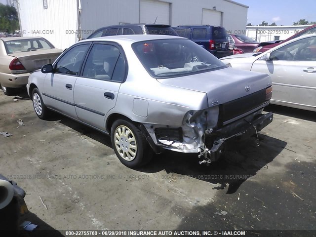 1NXAE09E9PZ075864 - 1993 TOYOTA COROLLA LE/DX ნაცრისფერი ფოტო 3