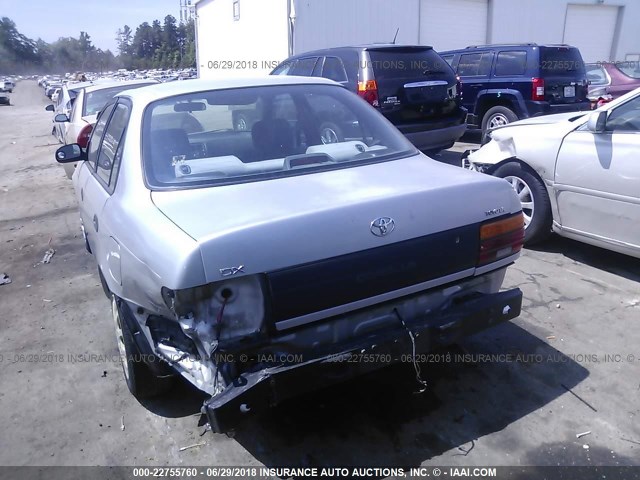 1NXAE09E9PZ075864 - 1993 TOYOTA COROLLA LE/DX ნაცრისფერი ფოტო 6