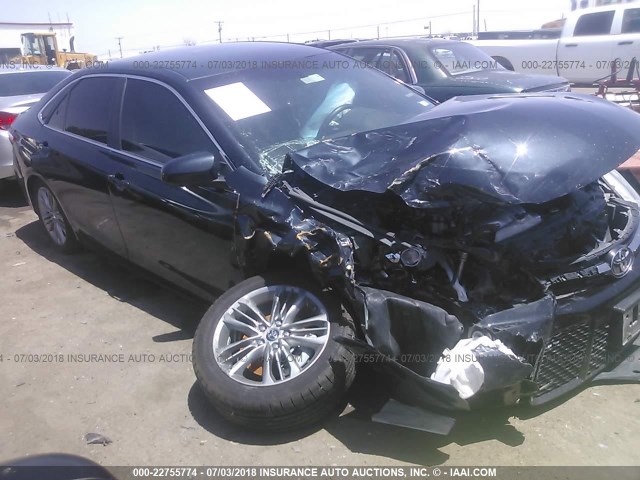 4T1BF1FK6FU951905 - 2015 TOYOTA CAMRY LE/XLE/SE/XSE BLACK photo 1