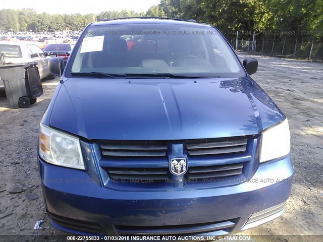 2D4RN3D17AR390196 - 2010 DODGE GRAND CARAVAN HERO BLUE photo 6