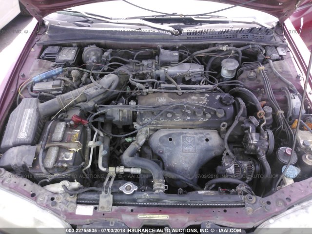 1HGCD5654RA186426 - 1994 HONDA ACCORD EX/EX-R BURGUNDY photo 10