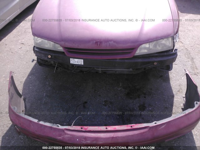 1HGCD5654RA186426 - 1994 HONDA ACCORD EX/EX-R BURGUNDY photo 6