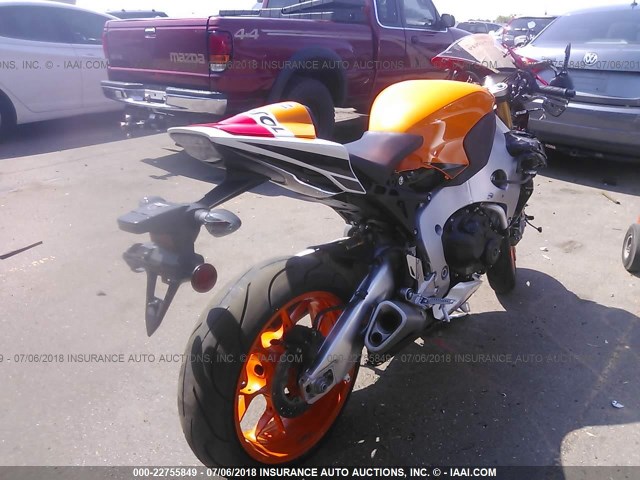 JH2SC5968GK500076 - 2016 HONDA CBR1000 S ORANGE photo 4