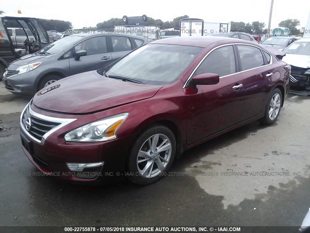 1N4AL3AP3DC902225 - 2013 NISSAN ALTIMA 2.5/S/SV/SL RED photo 2