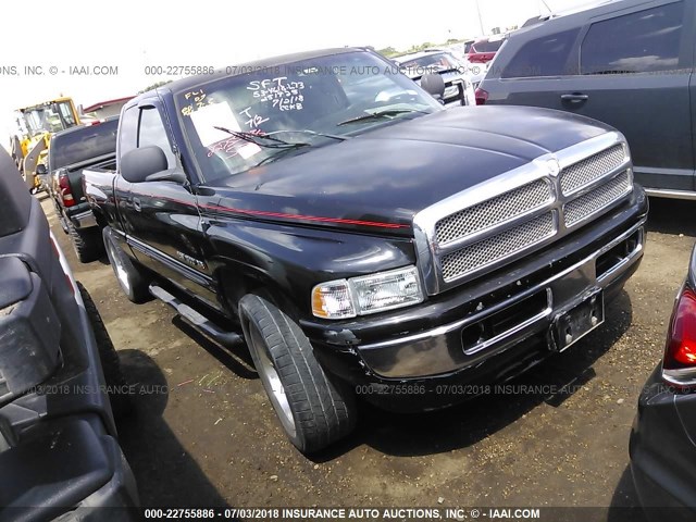 1B7HC13Y41J251925 - 2001 DODGE RAM 1500 BLACK photo 1