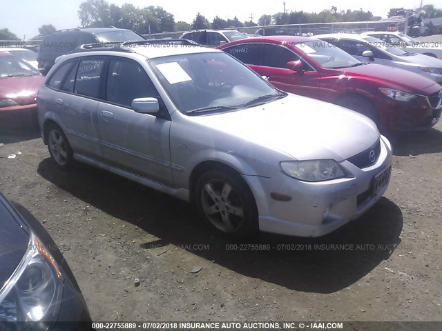 JM1BJ245X31172901 - 2003 MAZDA PROTEGE PR5 SILVER photo 1