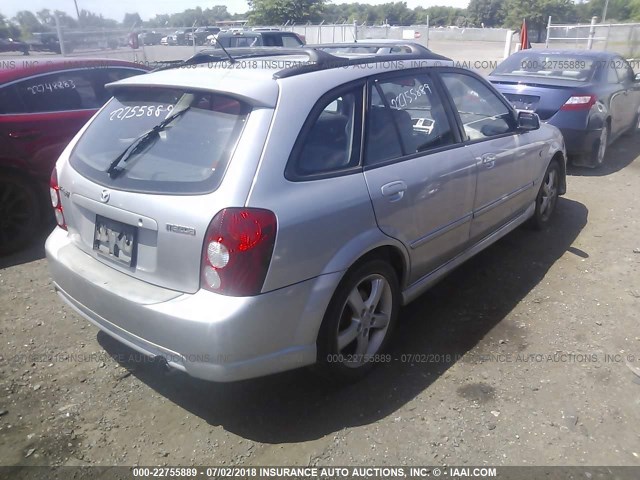 JM1BJ245X31172901 - 2003 MAZDA PROTEGE PR5 银色 照片 4