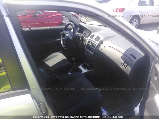 JM1BJ245X31172901 - 2003 MAZDA PROTEGE PR5 银色 照片 5