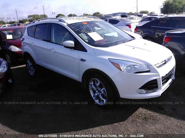 1FMCU0J94FUC88228 - 2015 FORD ESCAPE TITANIUM WHITE photo 1