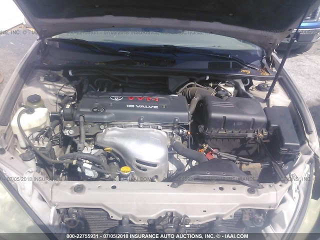 4T1BE32K55U559355 - 2005 TOYOTA CAMRY LE/XLE/SE 棕色 照片 10
