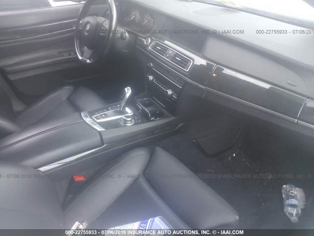 WBAKC8C50CC434795 - 2012 BMW 750 LXI WHITE photo 5