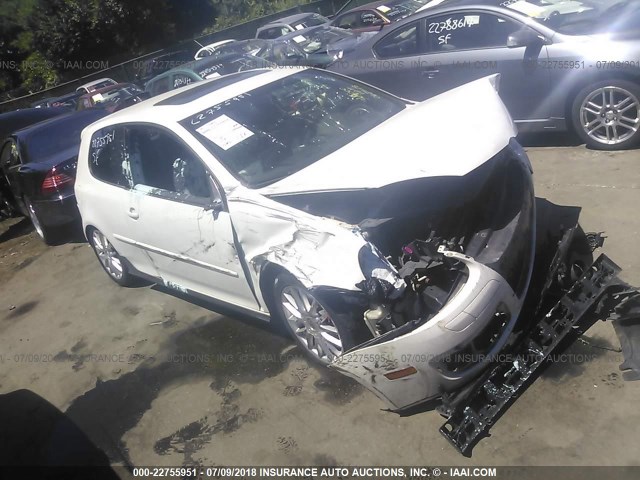 WVWEV71K17W035640 - 2007 VOLKSWAGEN NEW GTI WHITE photo 1