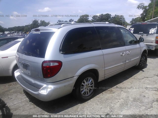 2C8GP64L12R535010 - 2002 CHRYSLER TOWN & COUNTRY LIMITED SILVER photo 4