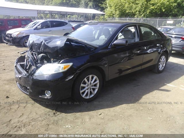 4T1BF3EKXBU171980 - 2011 TOYOTA CAMRY SE/LE/XLE 黑色 照片 2