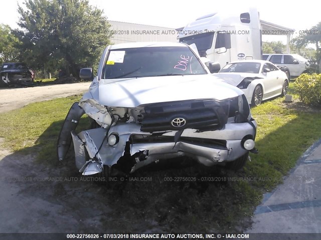 5TETU62N08Z488763 - 2008 TOYOTA TACOMA PRERUNNER ACCESS CAB SILVER photo 6