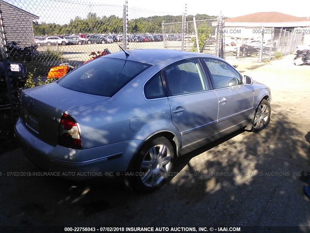 WVWRU63B45E063995 - 2005 VOLKSWAGEN PASSAT GLX 银色 照片 4