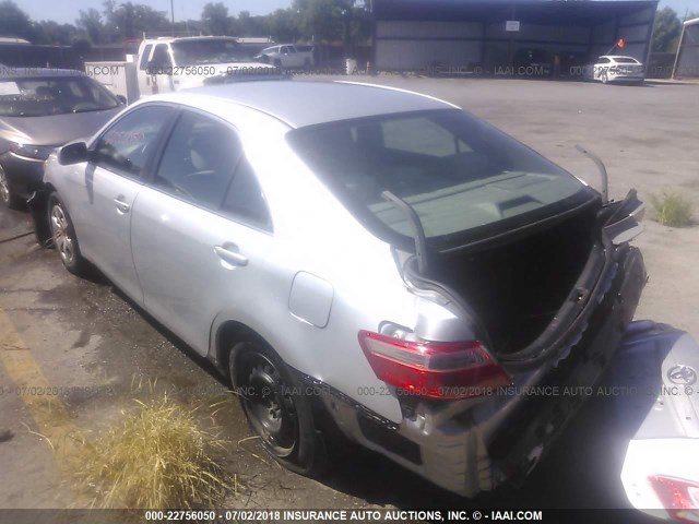 4T1BE46K97U631547 - 2007 TOYOTA CAMRY NEW GENERAT CE/LE/XLE/SE SILVER photo 3