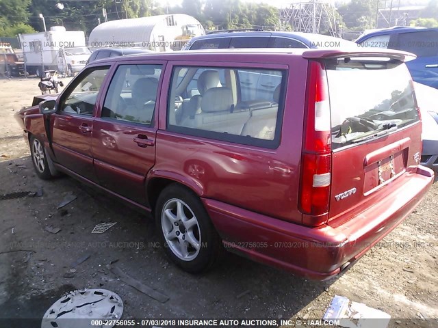 YV1LW5670W2422418 - 1998 VOLVO V70 GLT RED photo 3