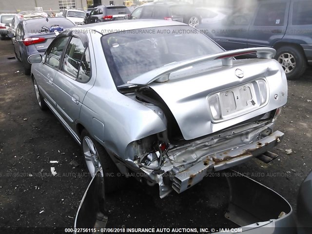 3N1AB51A72L726224 - 2002 NISSAN SENTRA SE-R SPEC V SILVER photo 3