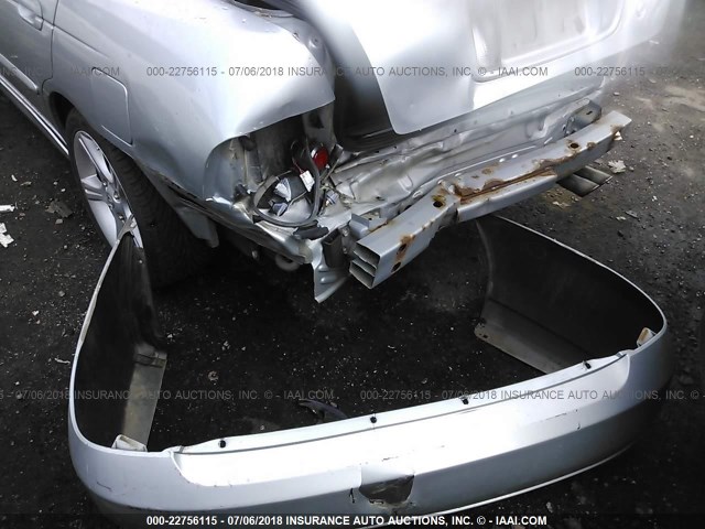 3N1AB51A72L726224 - 2002 NISSAN SENTRA SE-R SPEC V SILVER photo 6