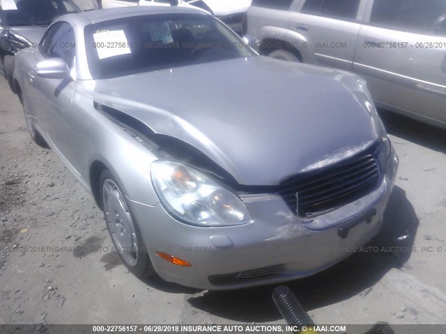 JTHFN48Y430044728 - 2003 LEXUS SC 430 SILVER photo 1