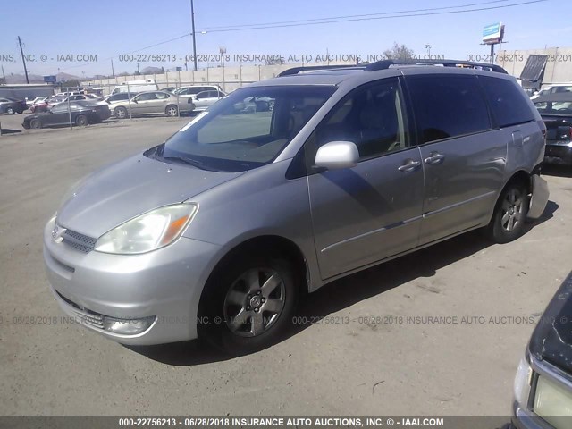 5TDZA22C34S006062 - 2004 TOYOTA SIENNA XLE/XLE LIMITED GOLD photo 2