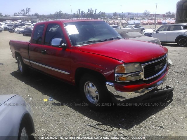 1GTEC19T42Z229229 - 2002 GMC NEW SIERRA C1500 RED photo 1