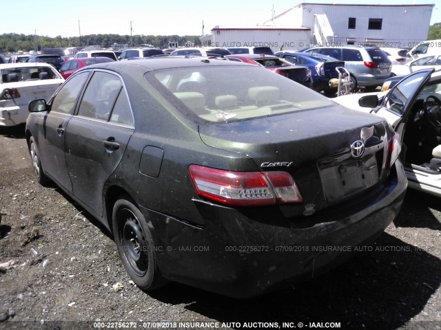 4T1BF3EK0BU651686 - 2011 TOYOTA CAMRY SE/LE/XLE მწვანე ფოტო 3