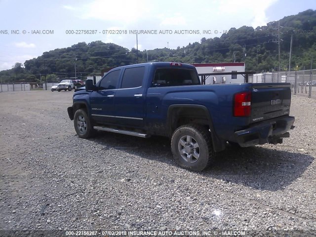 1GT424E80FF546711 - 2015 GMC SIERRA K3500 DENALI BLACK photo 3