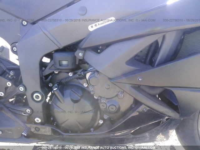 JKAZX4R10BA028698 - 2011 KAWASAKI ZX600 R BLACK photo 8