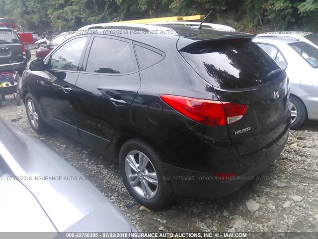 KM8JU3AC6CU473896 - 2012 HYUNDAI TUCSON GLS/LIMITED BLACK photo 3