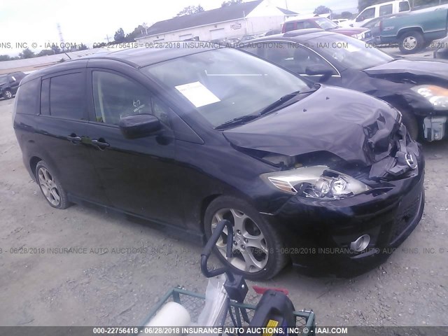 JM1CR2WL8A0362983 - 2010 MAZDA 5 BLACK photo 1