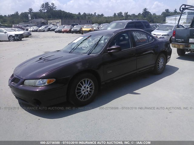 1G2WR52172F253579 - 2002 PONTIAC GRAND PRIX GTP PURPLE photo 2